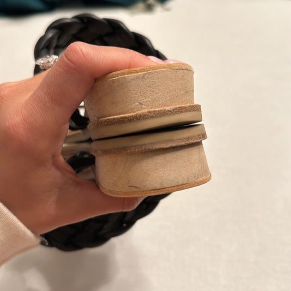 Dolce Vita Persey Black Strap Braided Sandal - Picture 7 of 8